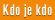 Kdo je kdo